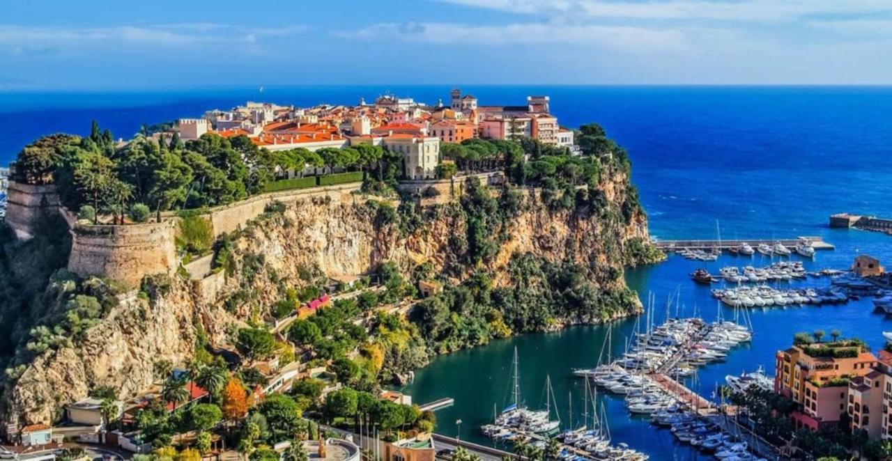 Luxurious Flat At 5 Min By Walk To Monaco, Free Parking And Sea View Apartment Бюсолей Екстериор снимка